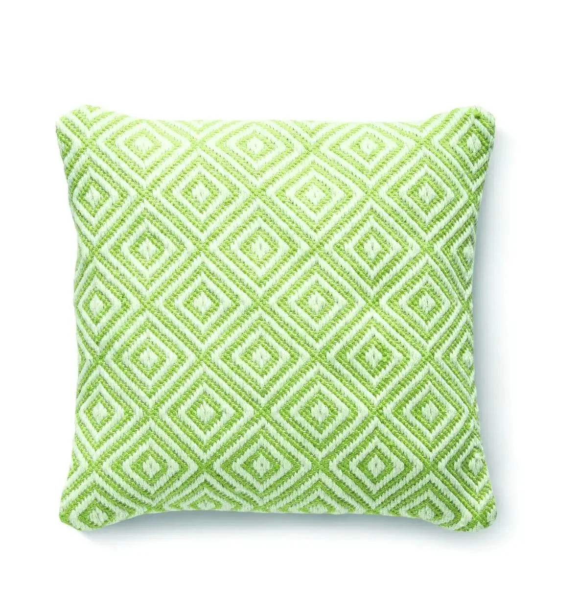 Hug Rug Woven Diamond Rug Green - Image 2