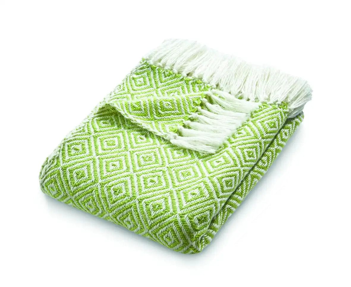 Hug Rug Woven Diamond Rug Green - Image 3