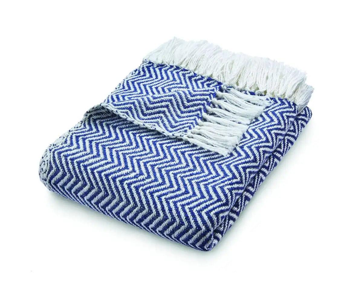 Hug Rug Woven Herringbone Rug Navy - Image 3