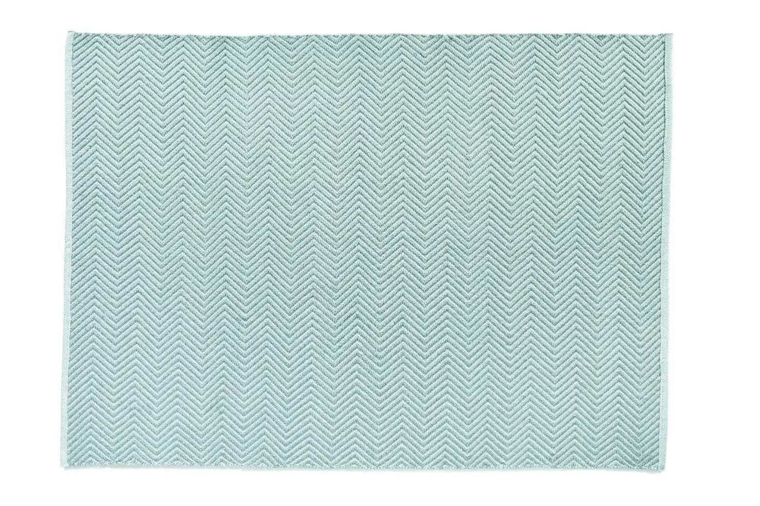 Hug Rug Woven Herringbone Rug Sky Grey