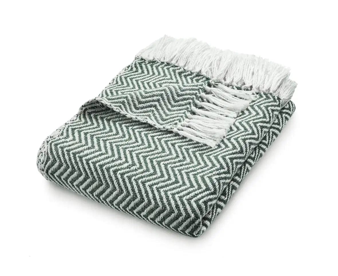 Hug Rug Woven Herringbone Rug Warm Grey - Image 3