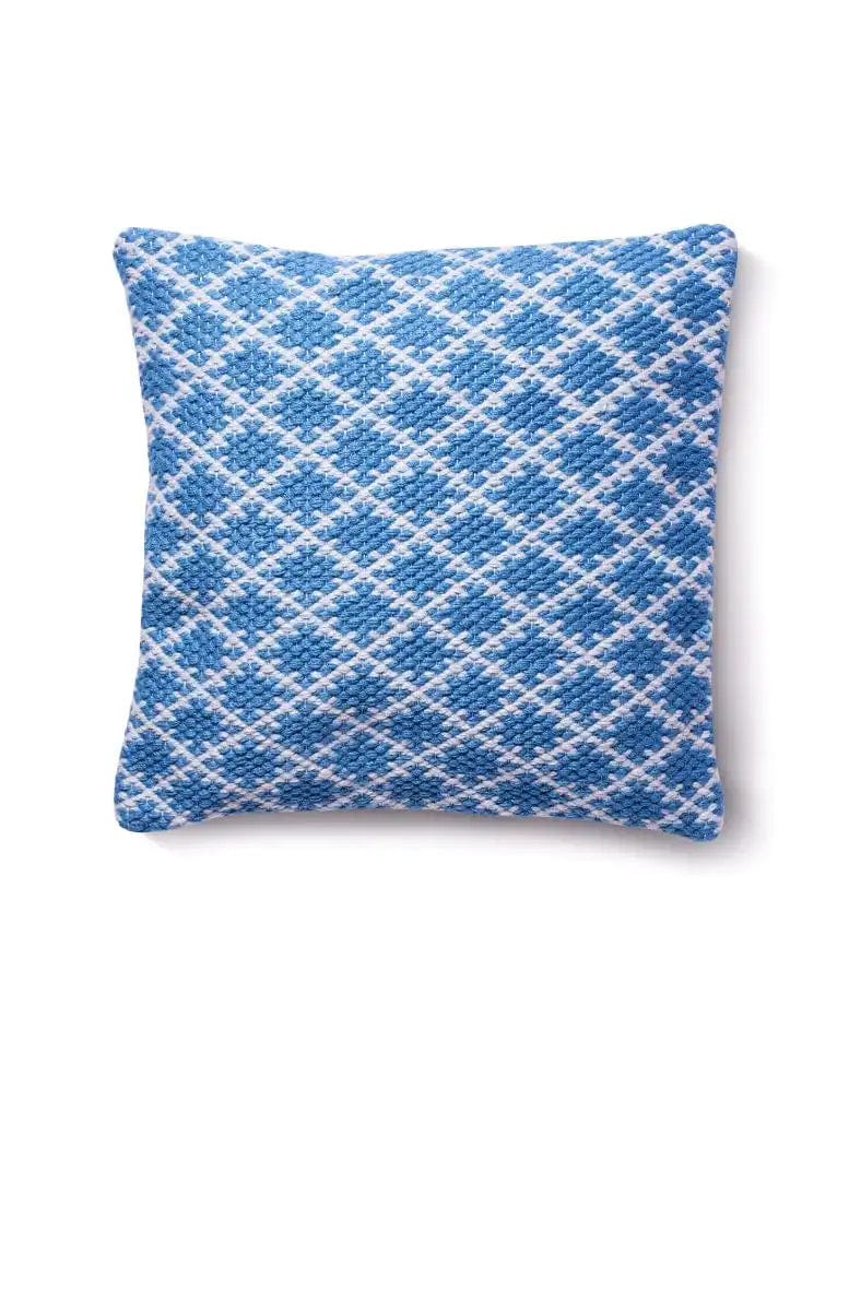 Hug Rug Woven Trellis Rug Denim Blue - Image 2