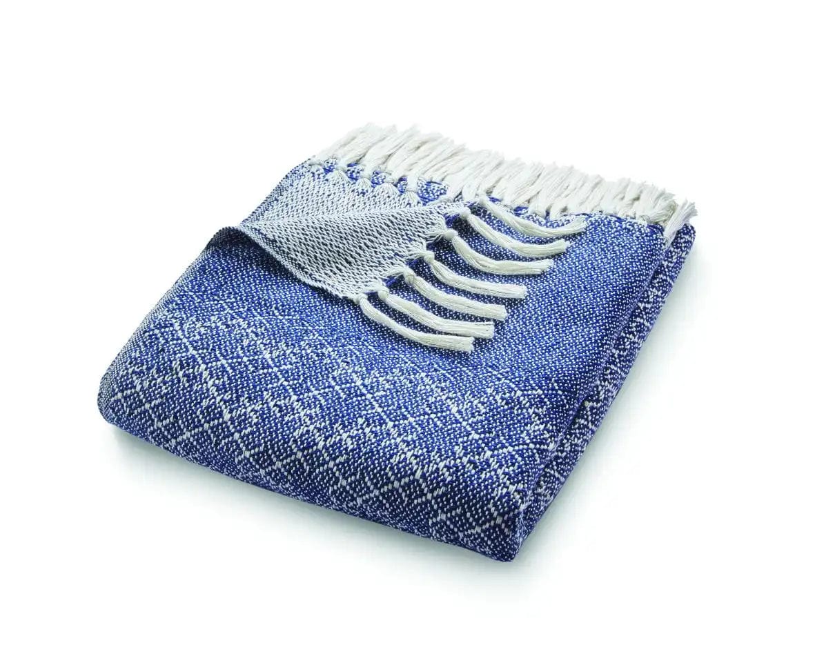 Hug Rug Woven Trellis Rug Navy - Image 4