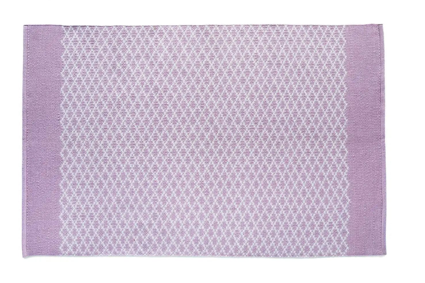 Hug Rug Woven Trellis Rug Rose