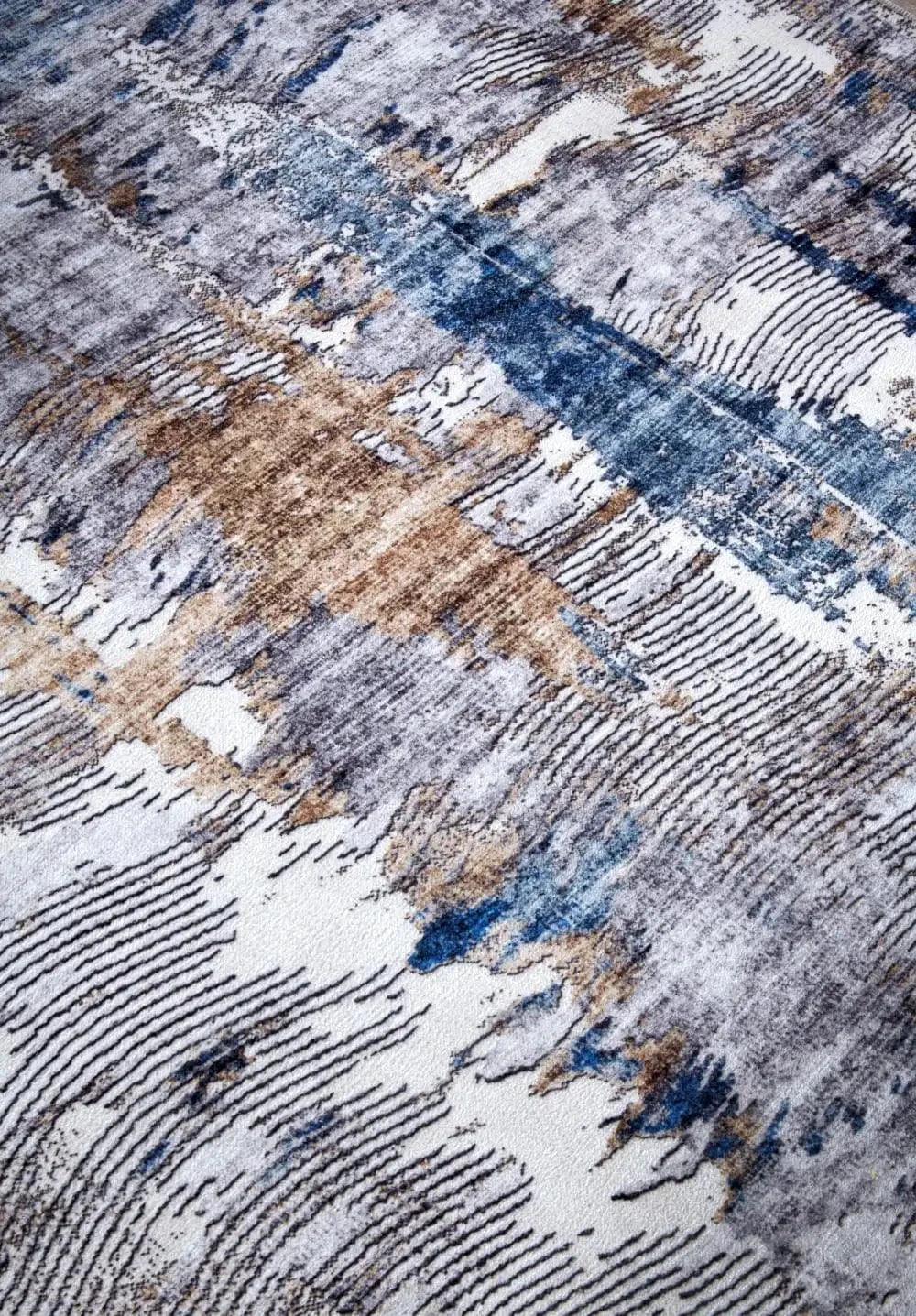 Imagination v2 Hans 106035 Dark blue Beige Rug - Image 3