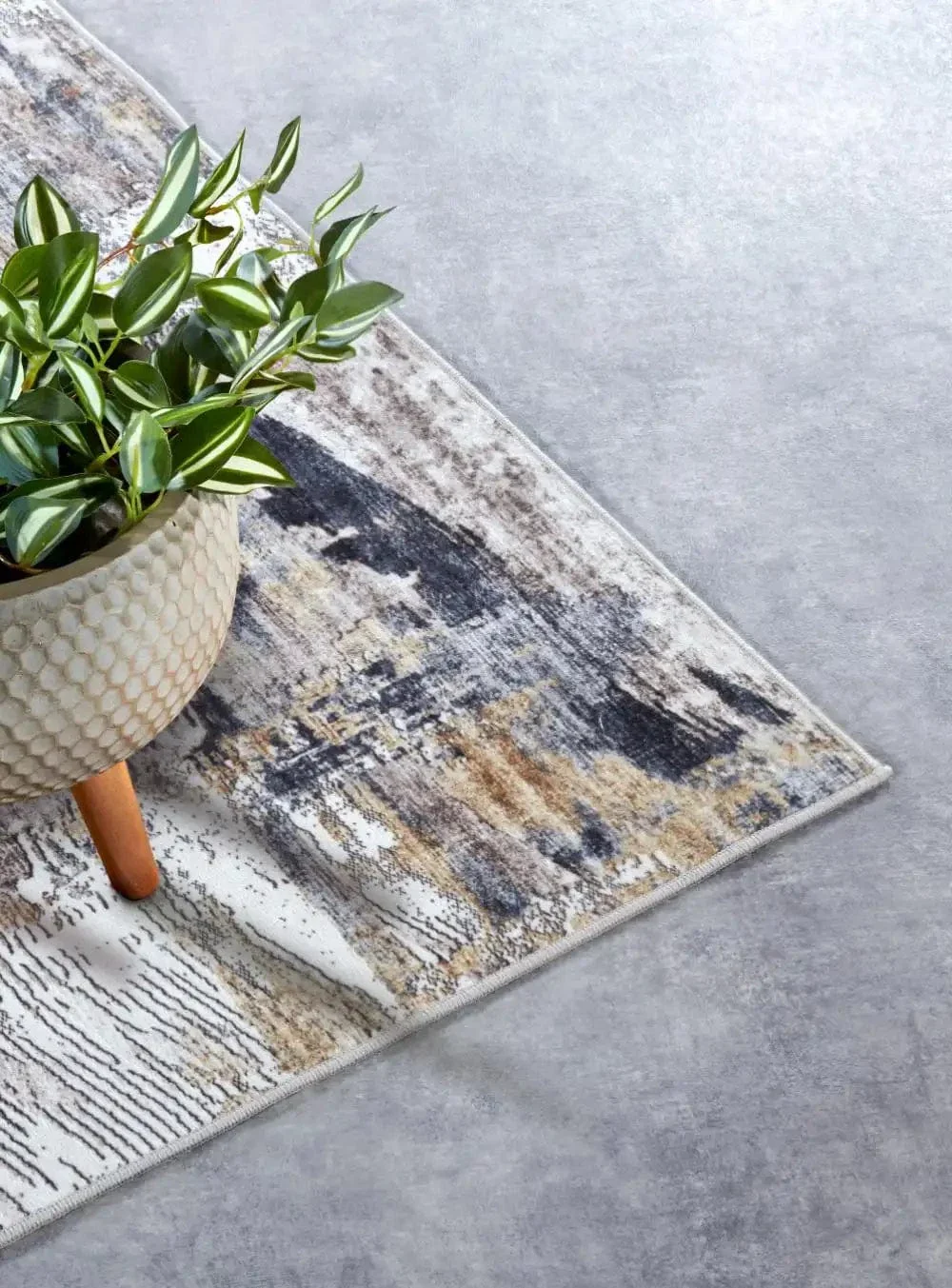 Imagination v2 Hans 106037 Anthracite Gold Rug - Image 3