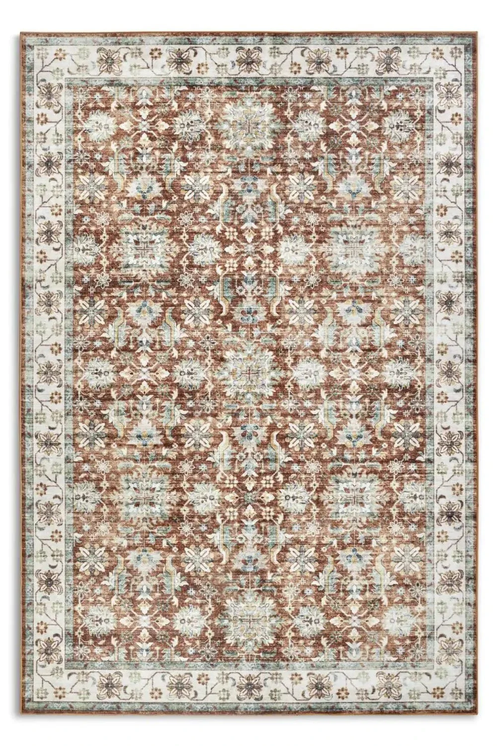 Imagination v2 Hans 106045 Red Cream Rug - Image 6