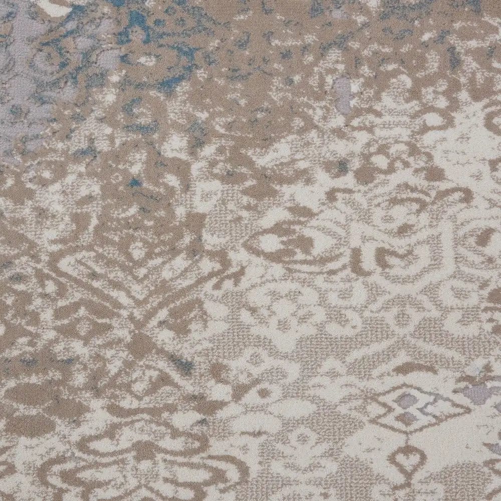 Karma Nourison KRM07 Ivory light Blue - Image 5