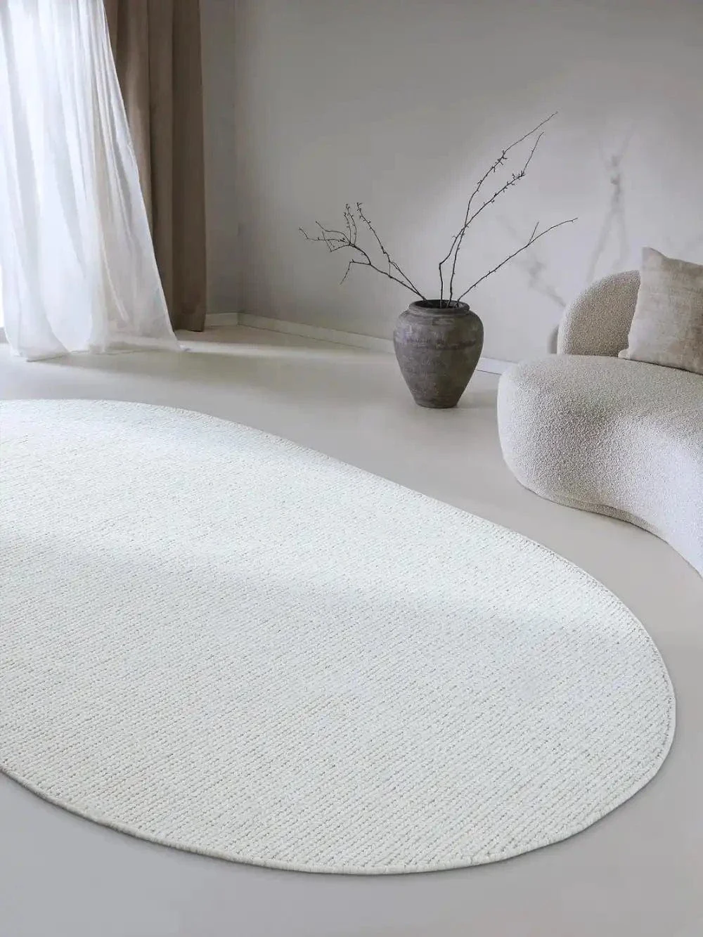 Kollektion 1748 106048 White Rug - Image 3