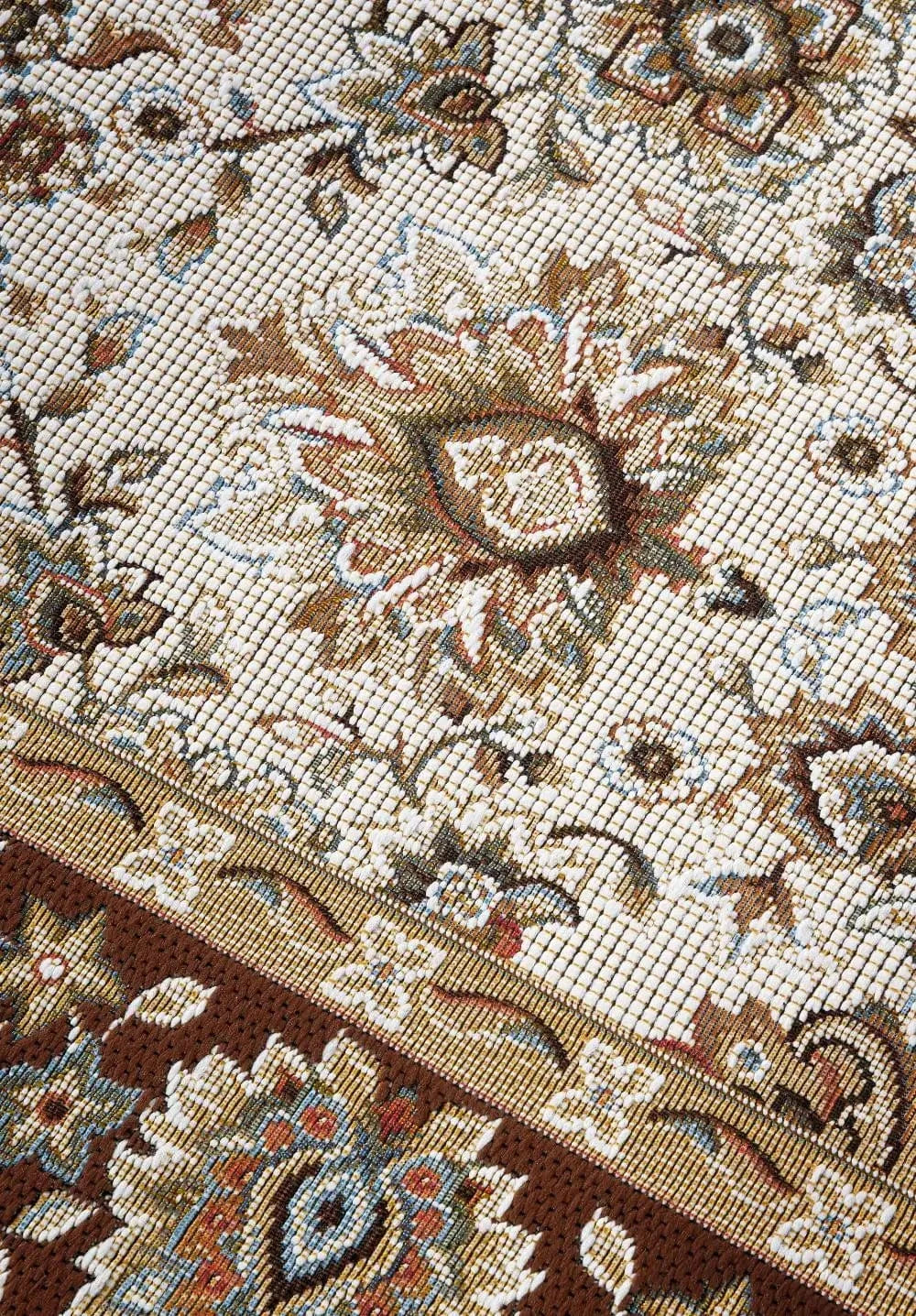 Kollektion 1767 106054 Cream Brown Rug - Image 3