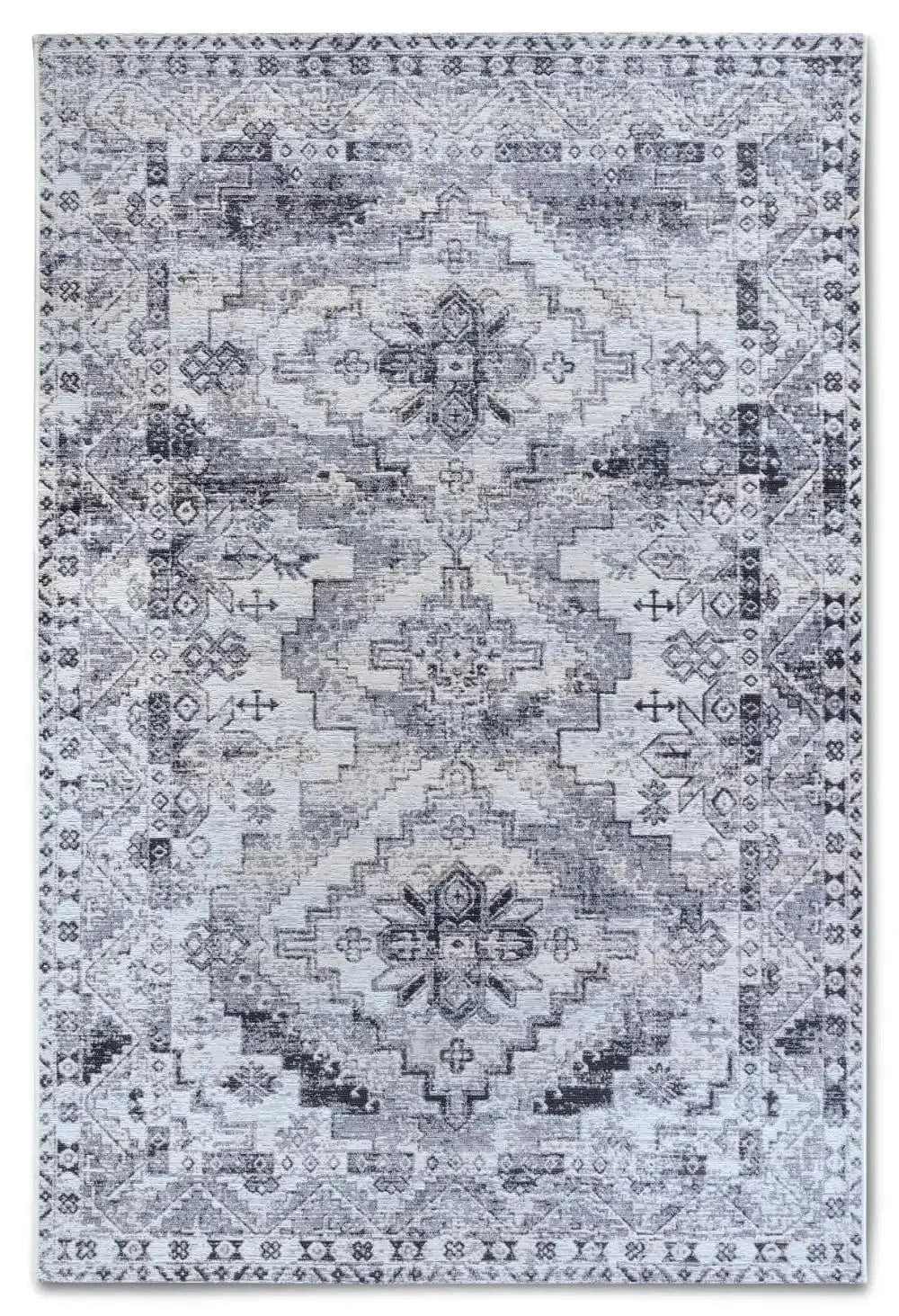 Kollektion 1767 106063 Cream Grey Rug - Image 2