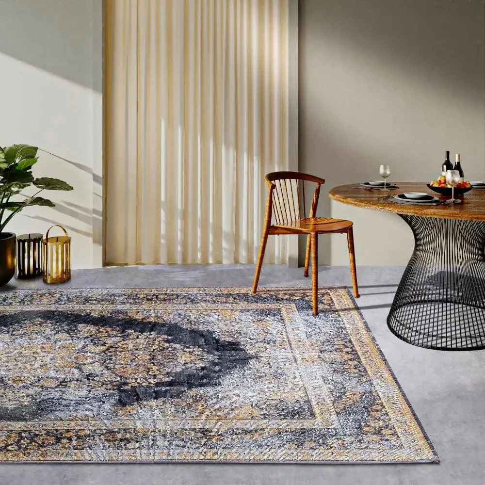 Kollektion 1767 106065 Anthracite Gold Rug