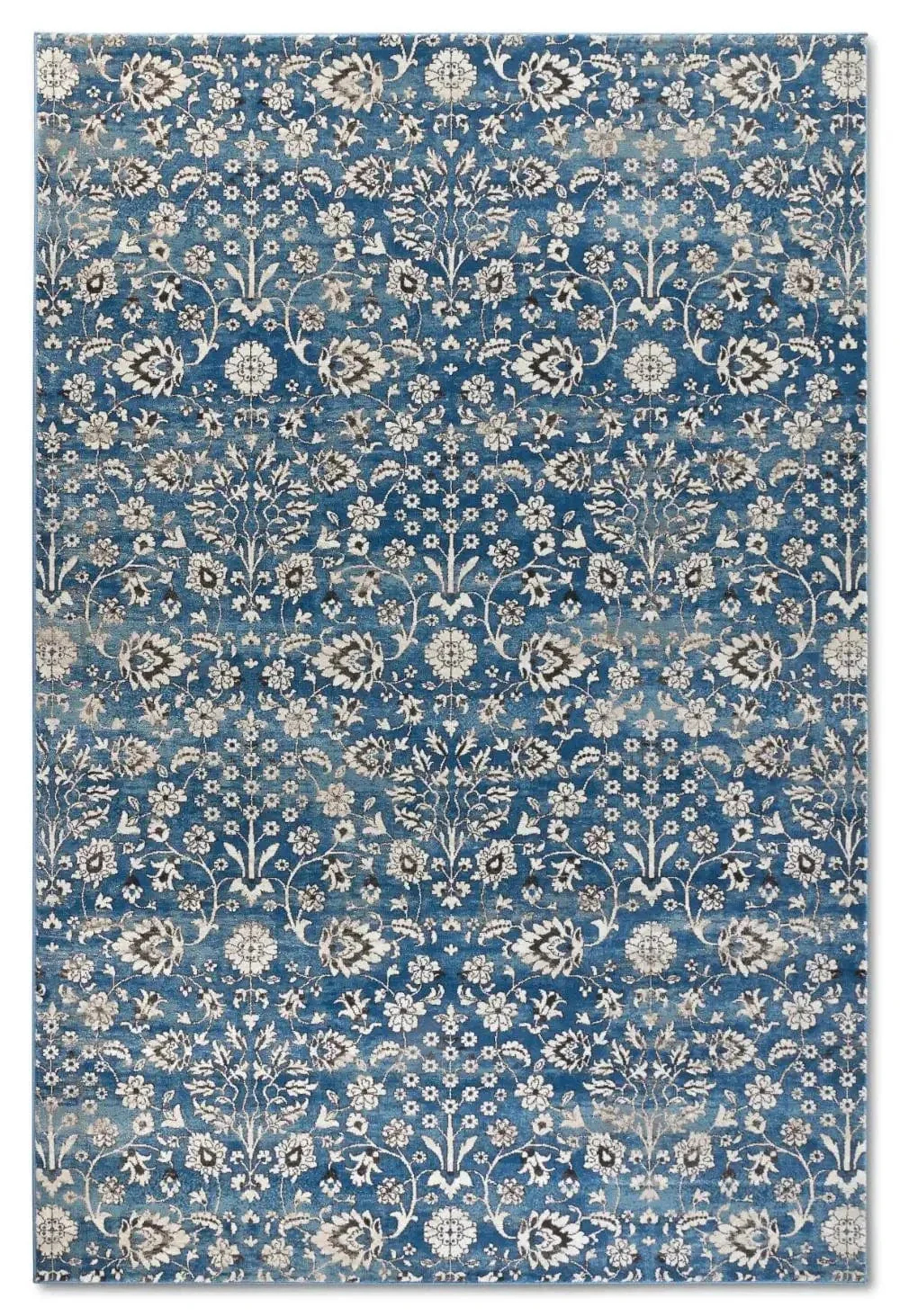 Kollektion 1869 106119 Blue Cream Rug - Image 6