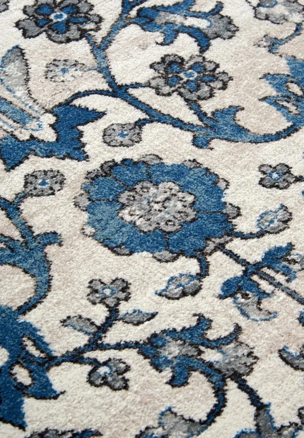 Kollektion 1869 106120 Cream Blue Rug - Image 3