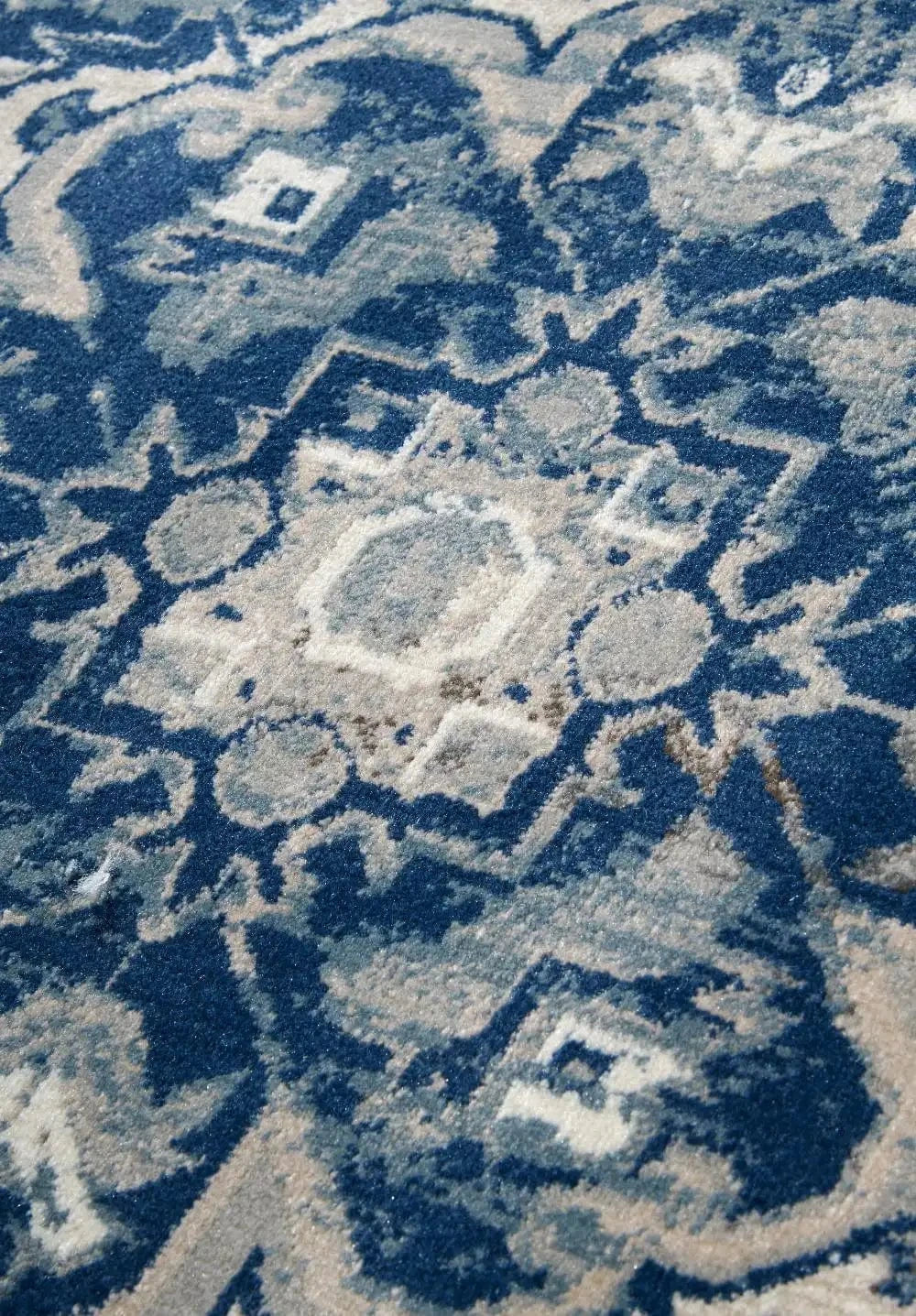 Kollektion 1869 106123 Blue Cream Rug - Image 3