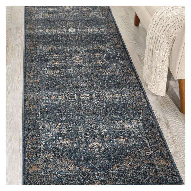 Kathy Ireland Malta MAI01 Runner Ivory Blue