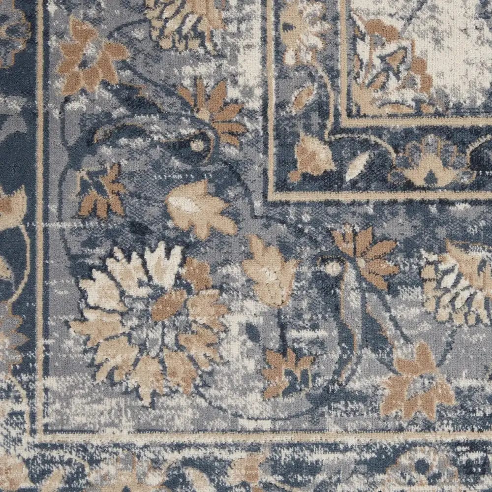 Kathy Ireland Malta MAI13 Blue Ivory Runner - Image 4