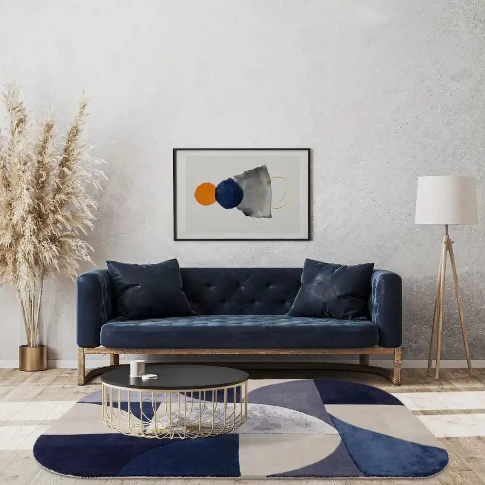 Matrix Asiatic 74 Oval Indigo