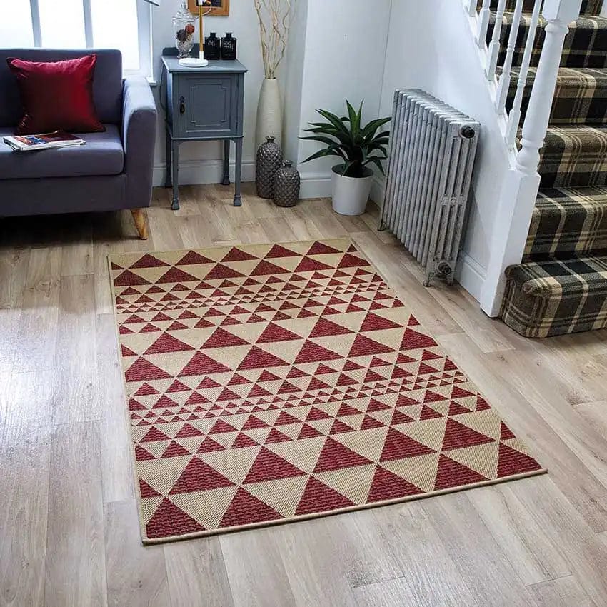 Moda Flatweave Prism Red