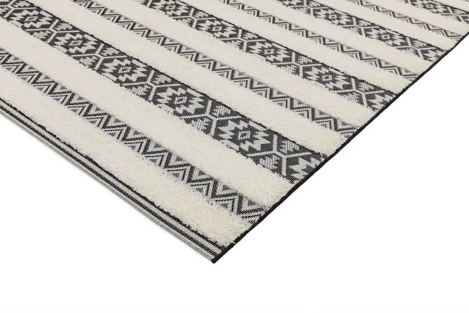 Monty MN03 Black Cream Stripe - Image 2