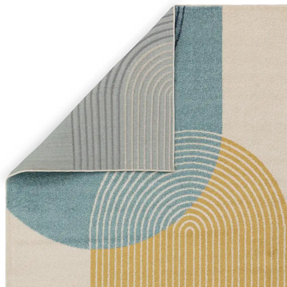 muse blue retro rug mu15 - Image 8