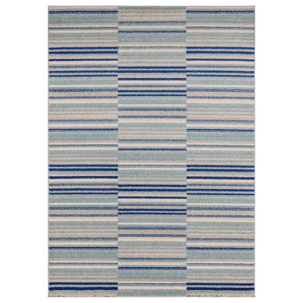 muse blue stripe rug mu05 - Image 2