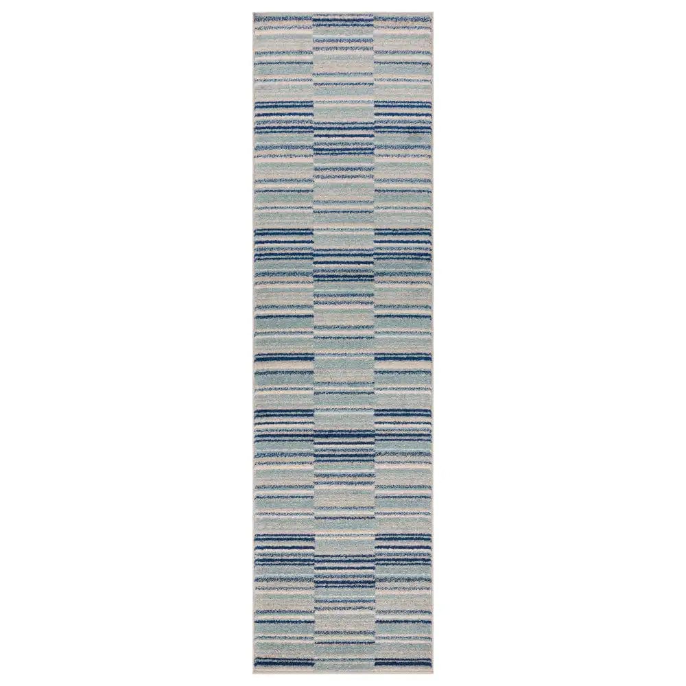 muse blue stripe rug mu05 - Image 3
