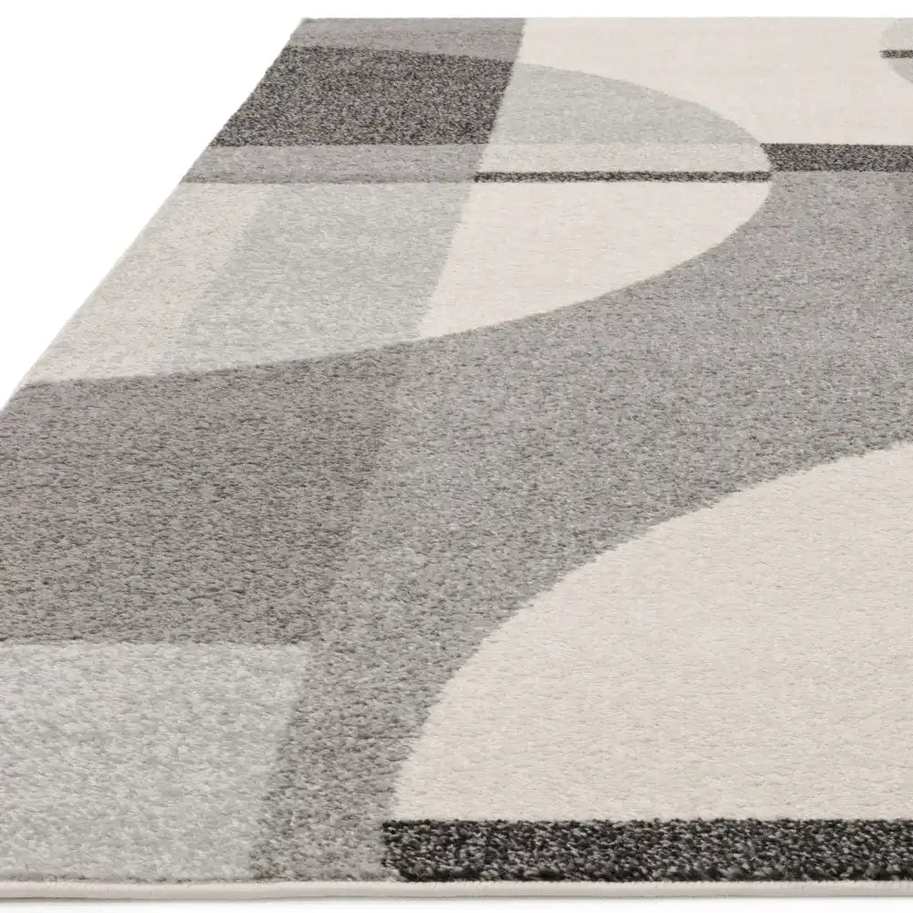 muse grey art deco rug mu20 - Image 2