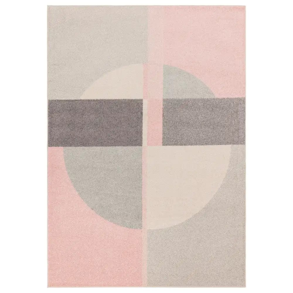 muse pink circle rug mu21 1