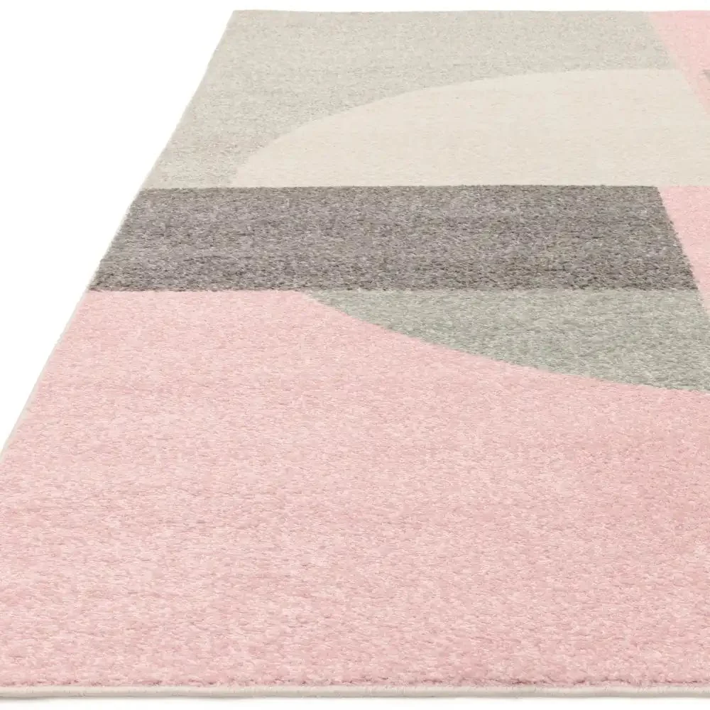 muse pink circle rug mu21 1 - Image 5