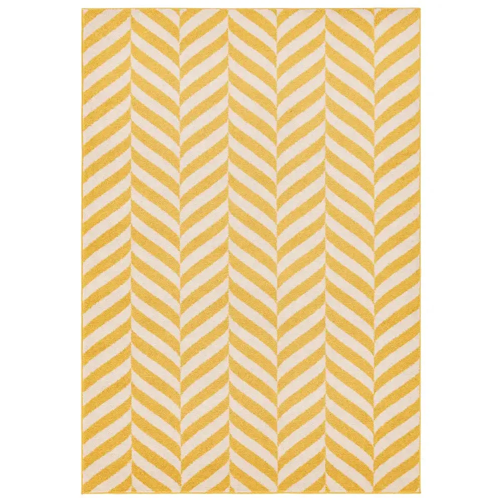 muse yellow chevron rug mu08 - Image 2