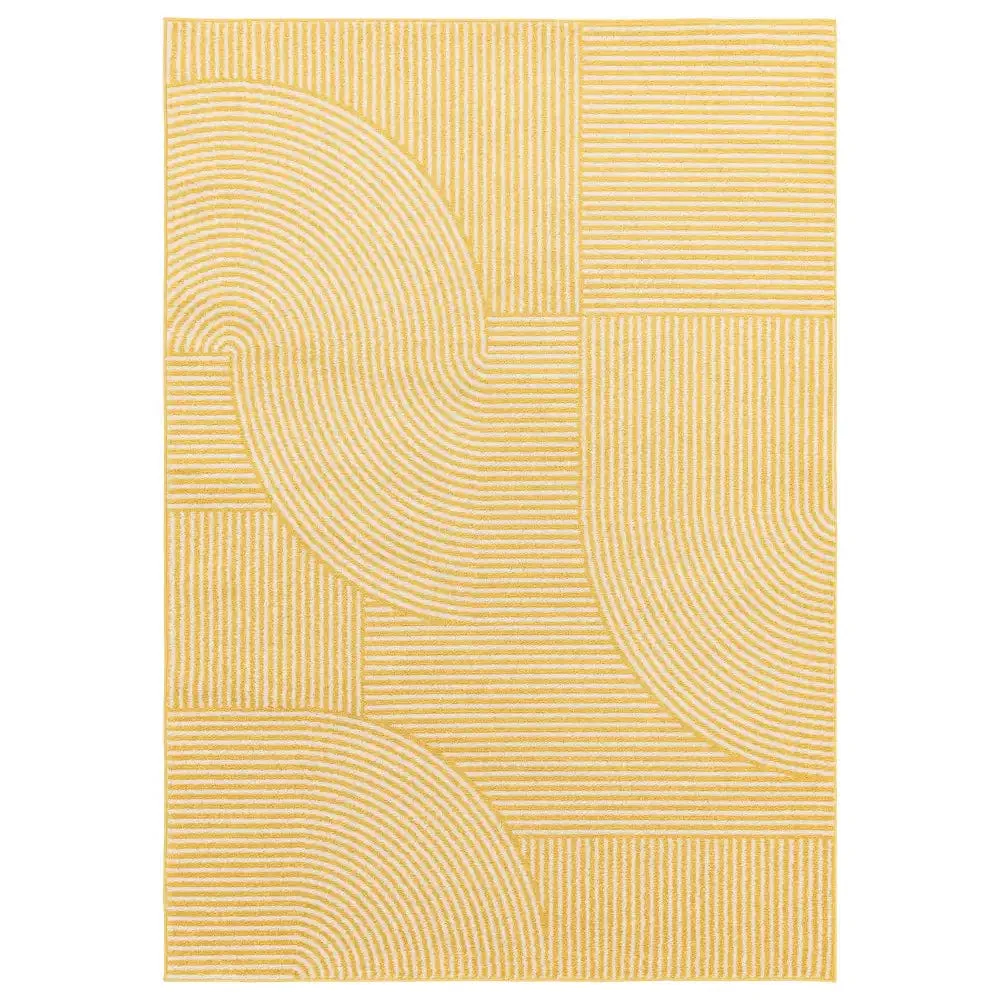 Muse Yellow Geometric Rug MU18 - Image 2