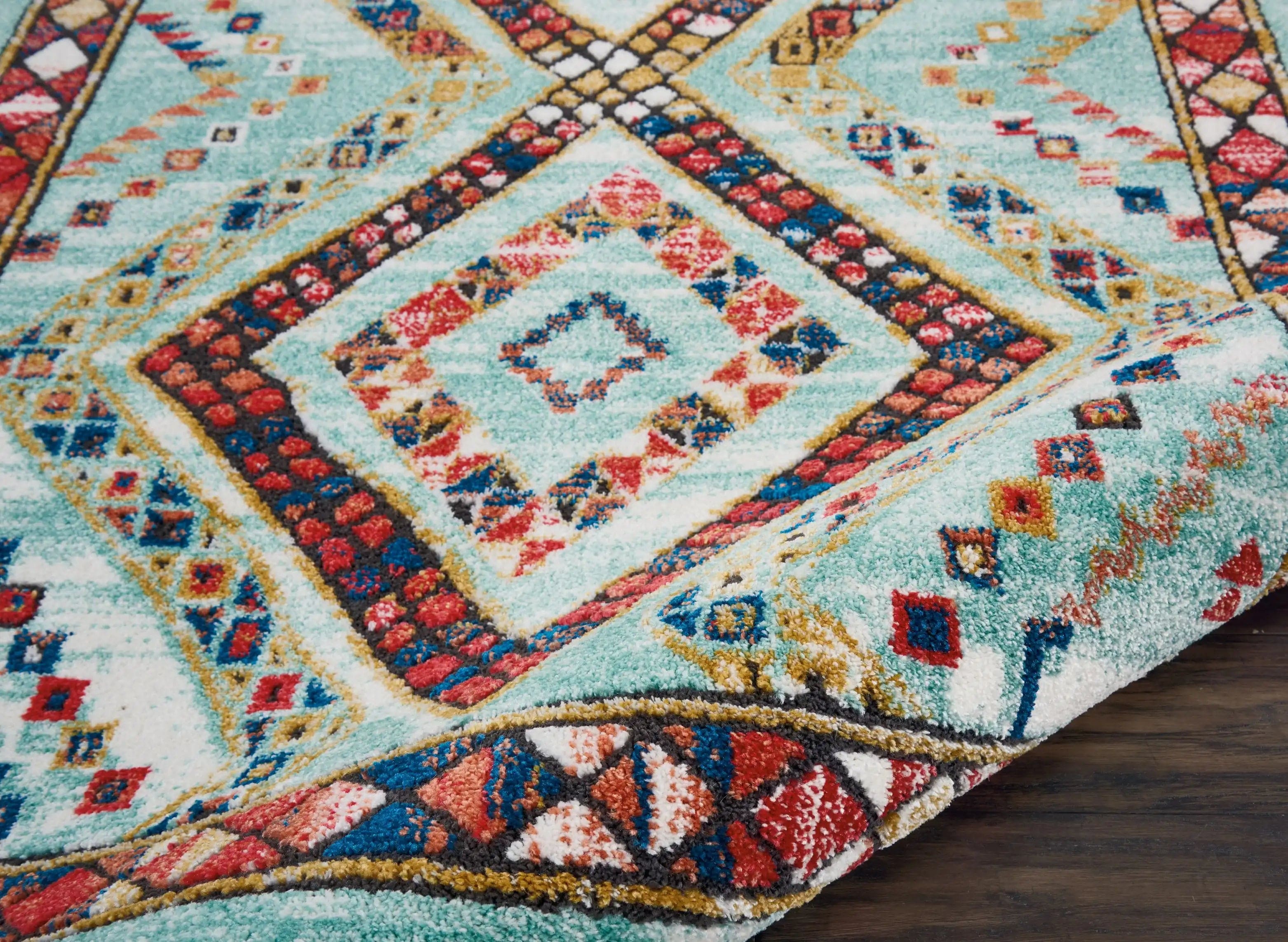 Navajo Nourison NAV02 Aqua - Image 3