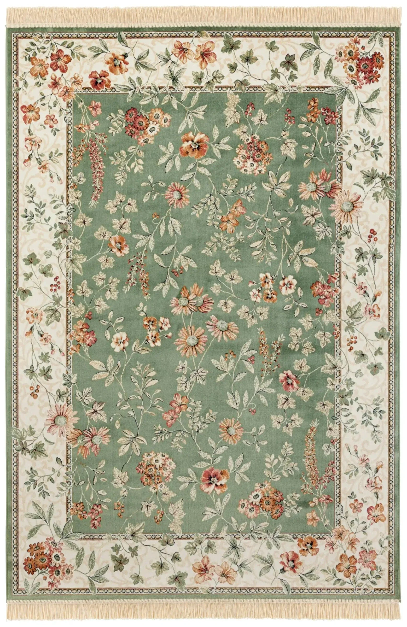 Naveh 104374 Flowers Green Rug - Image 2