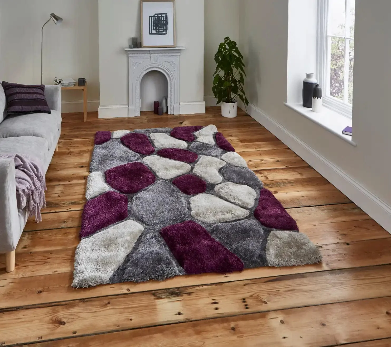 Noble House NH5858 Grey/Purple