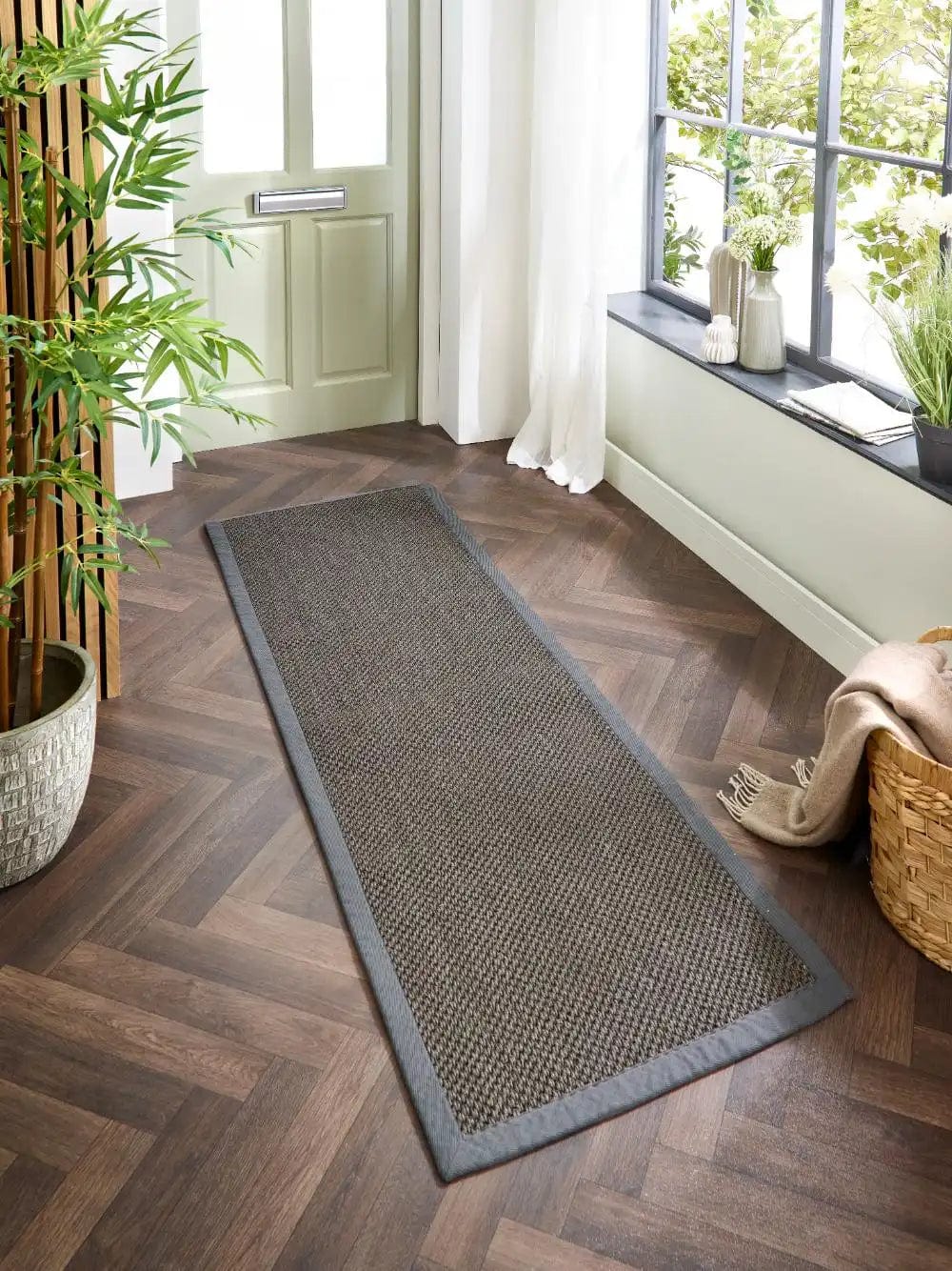 Origins Sisal Dark Grey with Grey Border - Image 2
