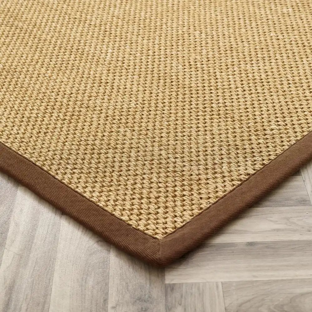 Origins Sisal Warm Natural with Dark Brown Border - Image 2