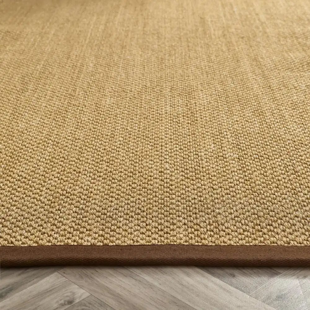 Origins Sisal Warm Natural with Dark Brown Border - Image 3