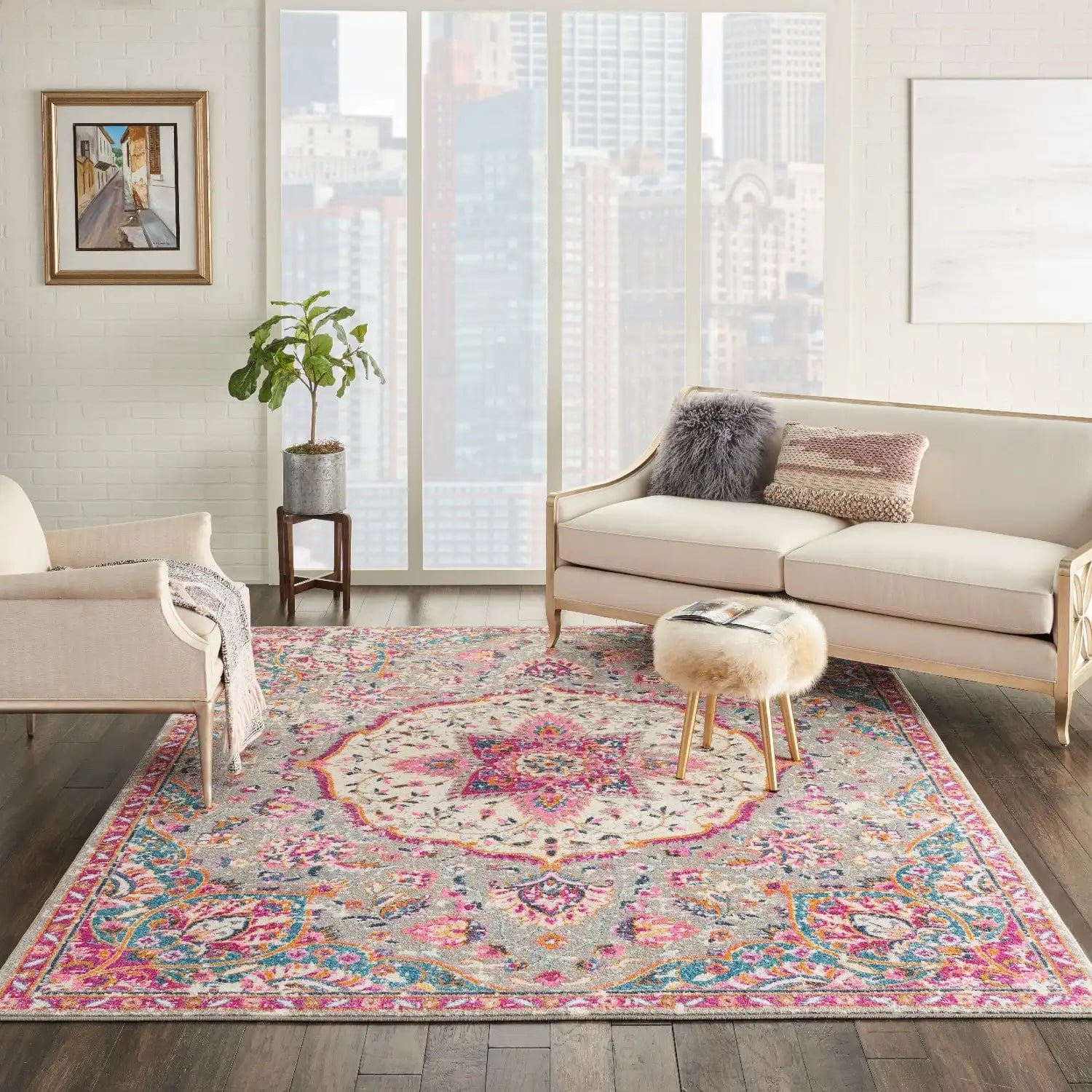 Passion Nourison PSN22 Grey Multi