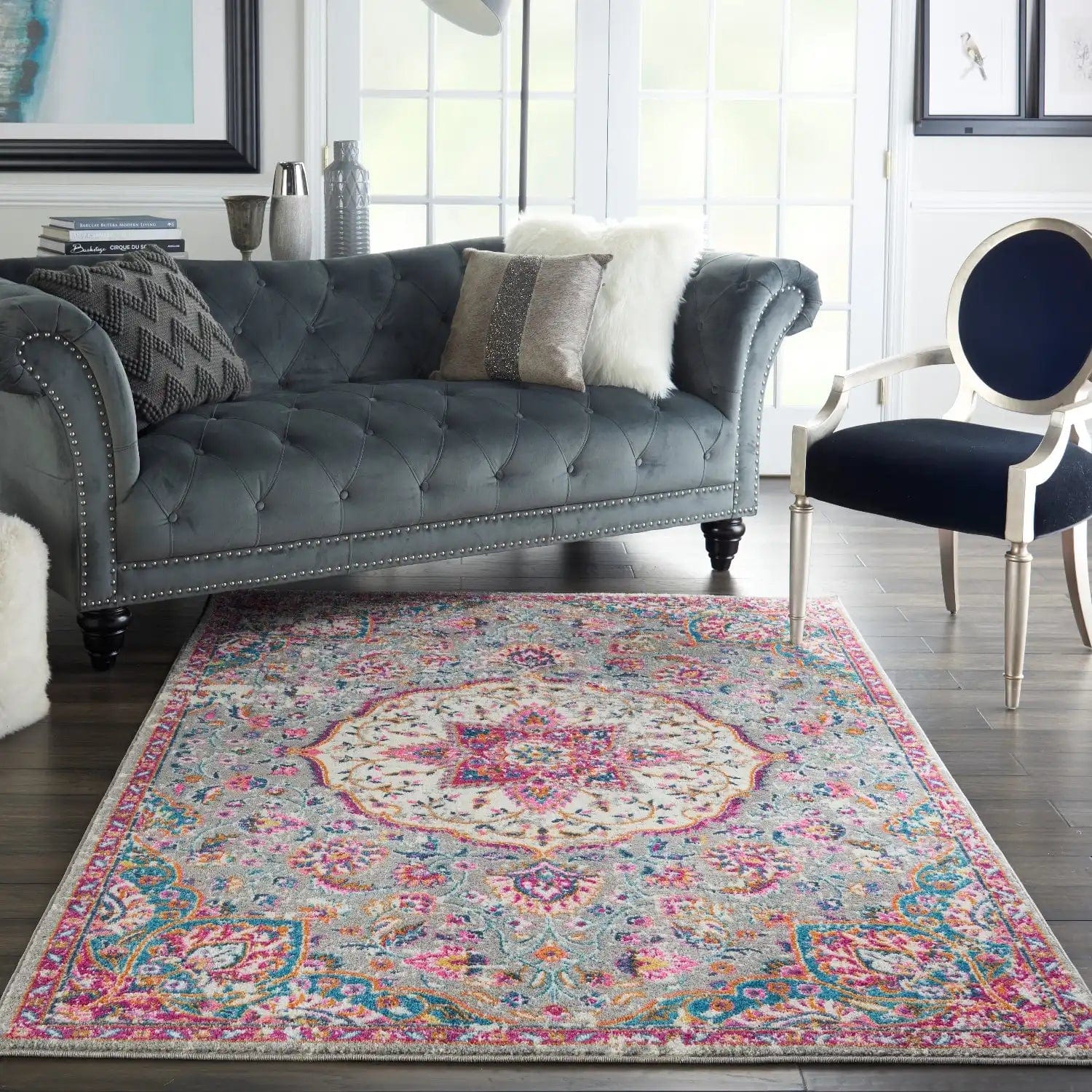 Passion Nourison PSN22 Grey Multi - Image 2