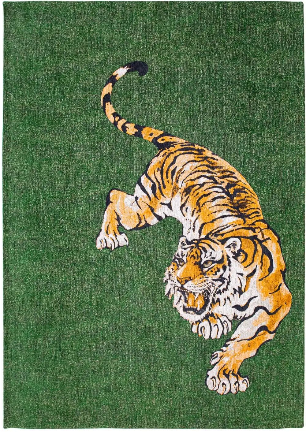 Pop by Louis 9388 Tiger Green On Fire - Image 4