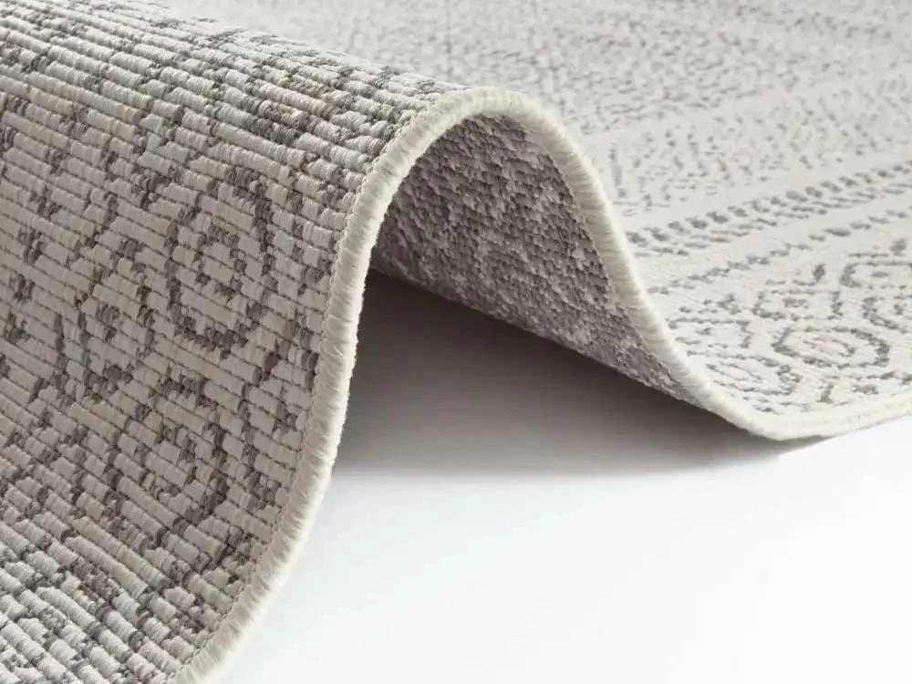 Pops Double Sided Indoor Outdoor 104252 Silver Rug - Image 3