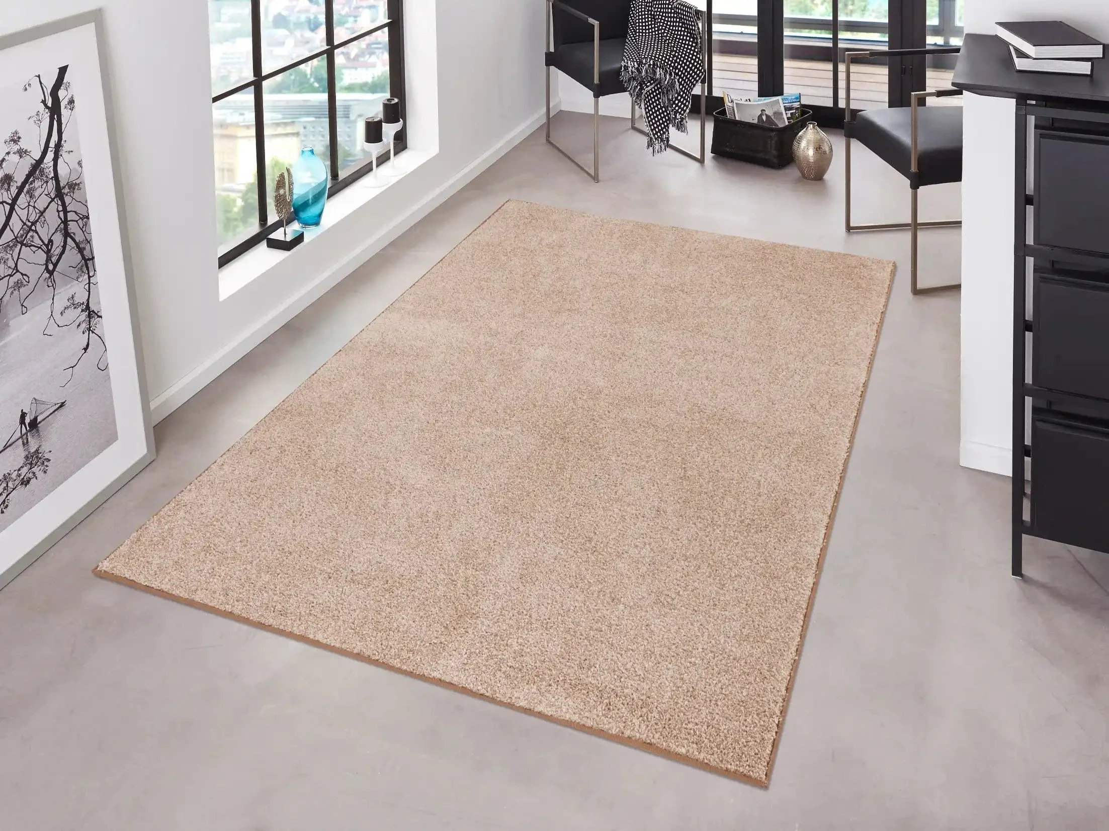 Pure 102662 Taupe Cream Rug