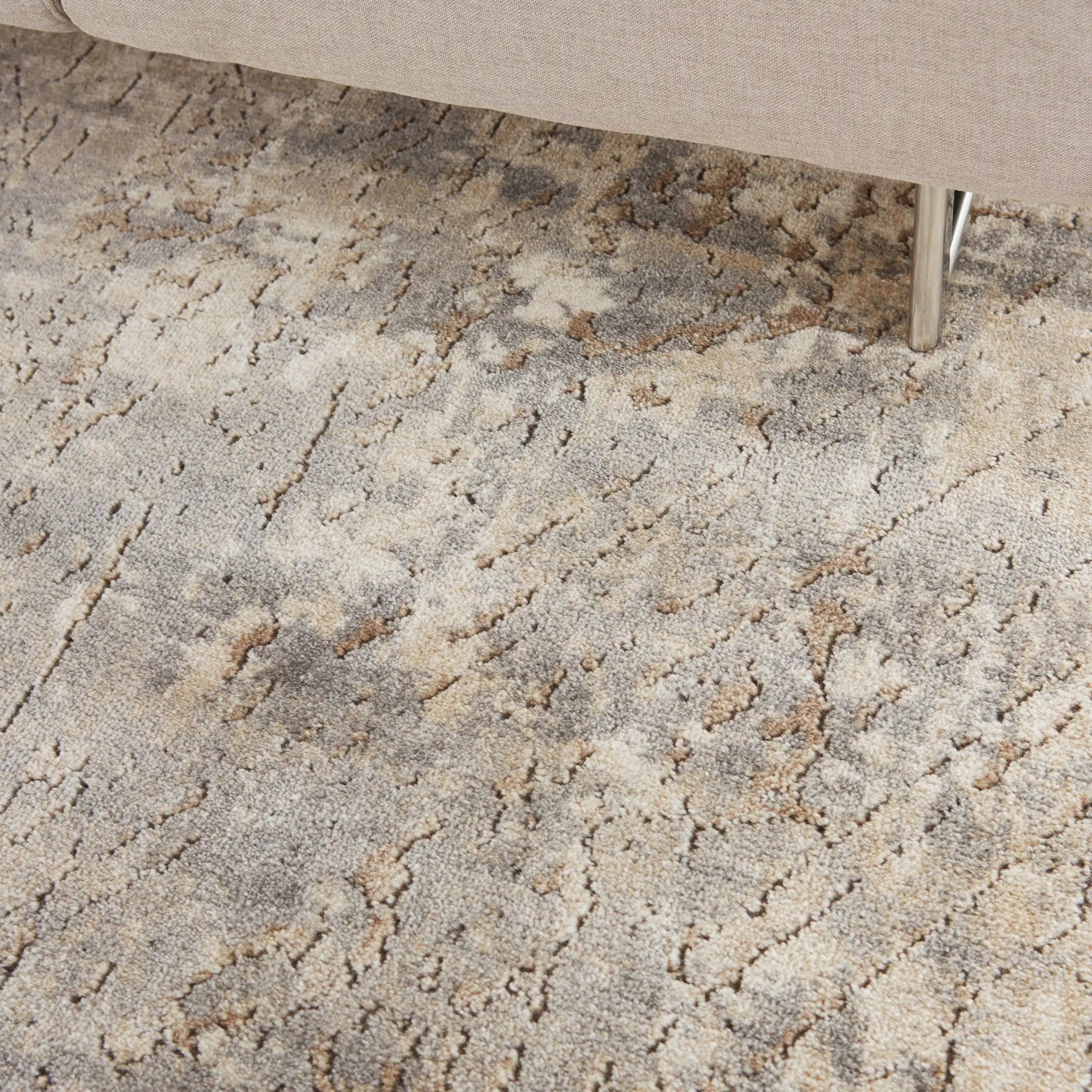 Quarry QUA03 Beige Grey Runner - Image 2