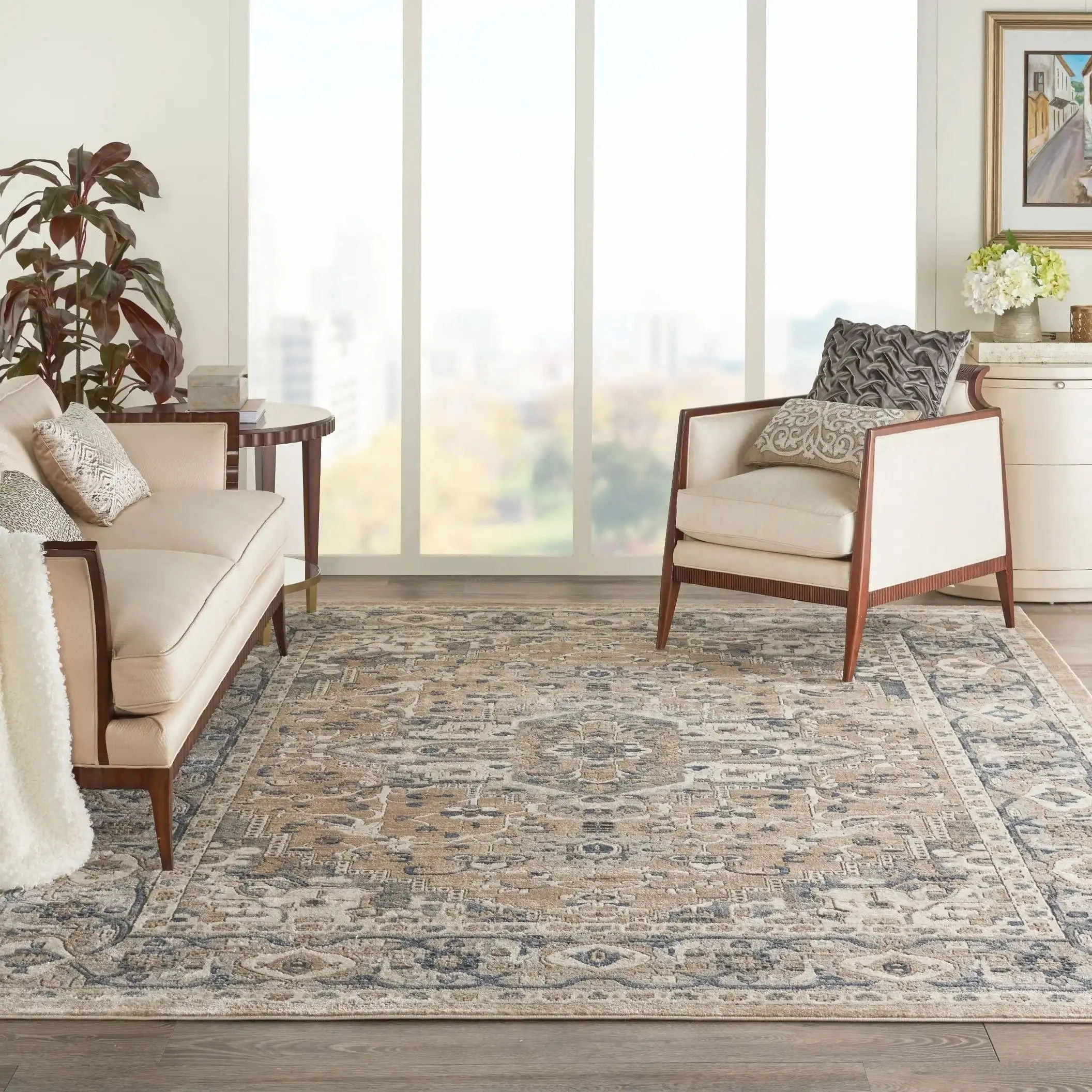Quarry QUA05 Beige Grey Runner
