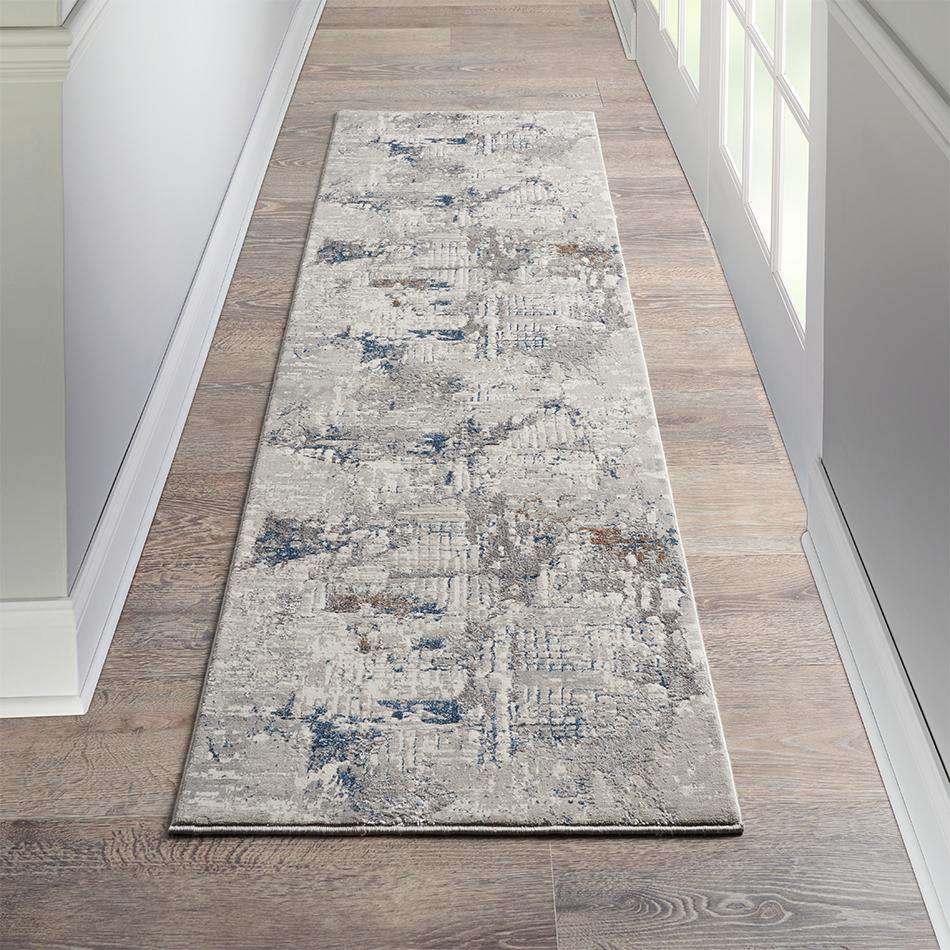 Royal Terrace KI41 Ivory Blue Runner
