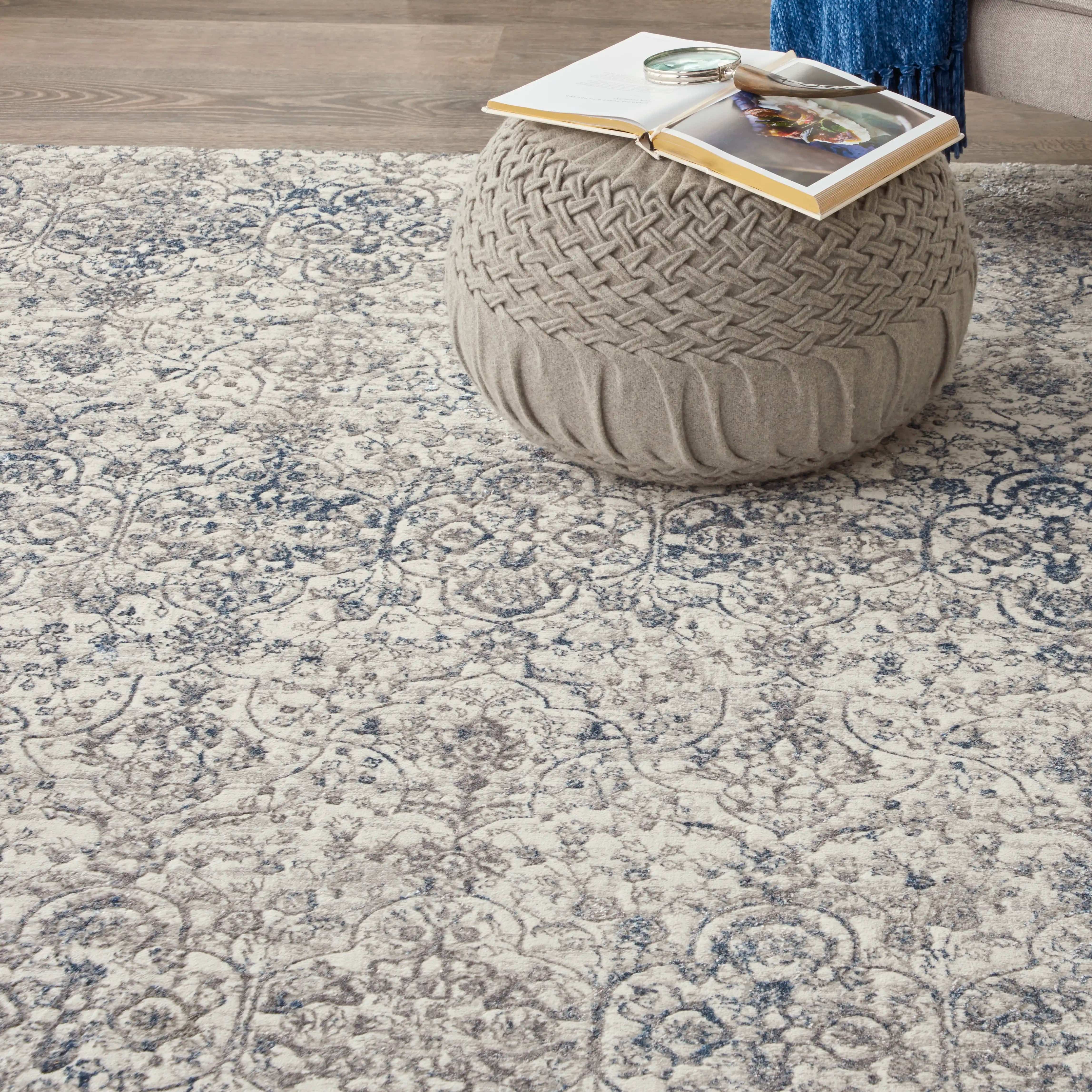 Royal Terrace KI44 Beige Blue Runner - Image 4