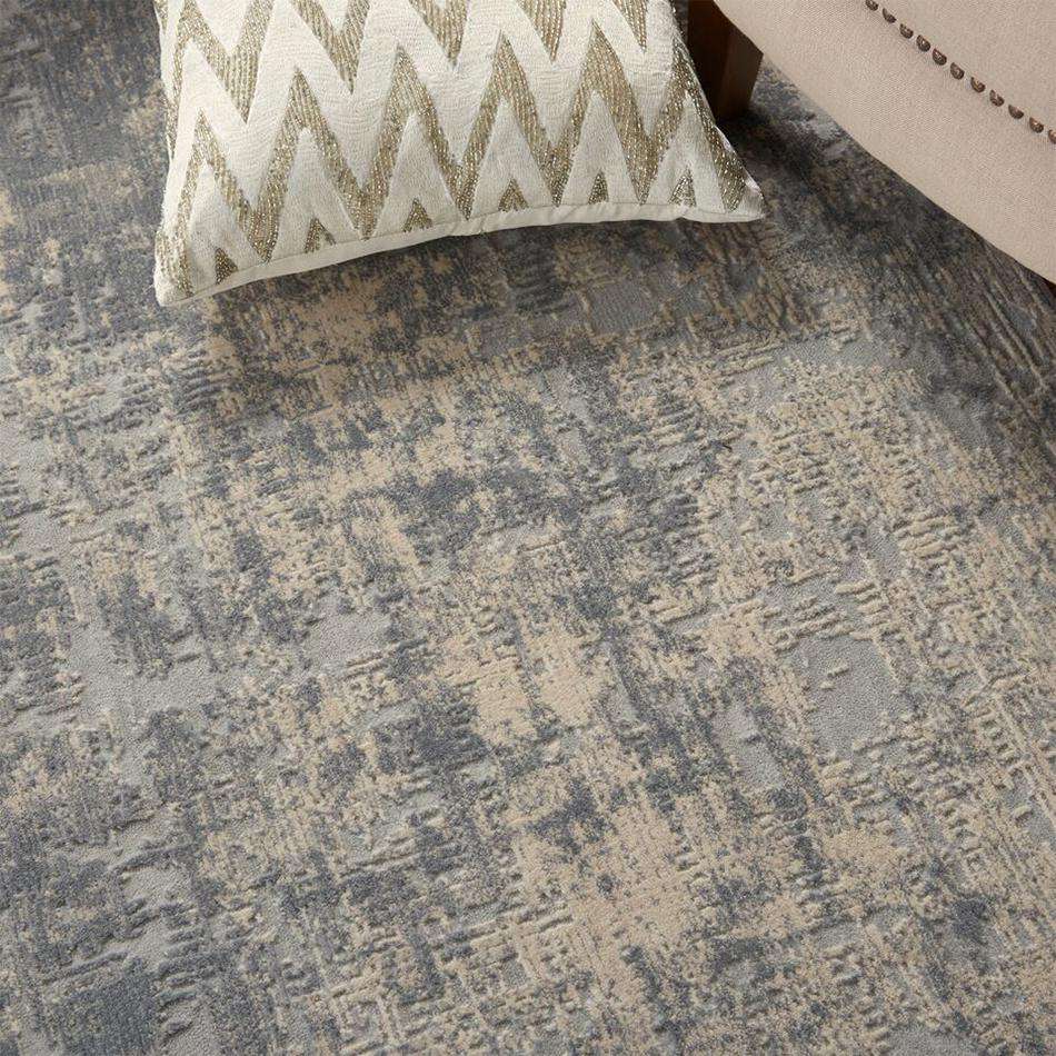 Rustic Textures RUS01 Ivory Silver - Image 6