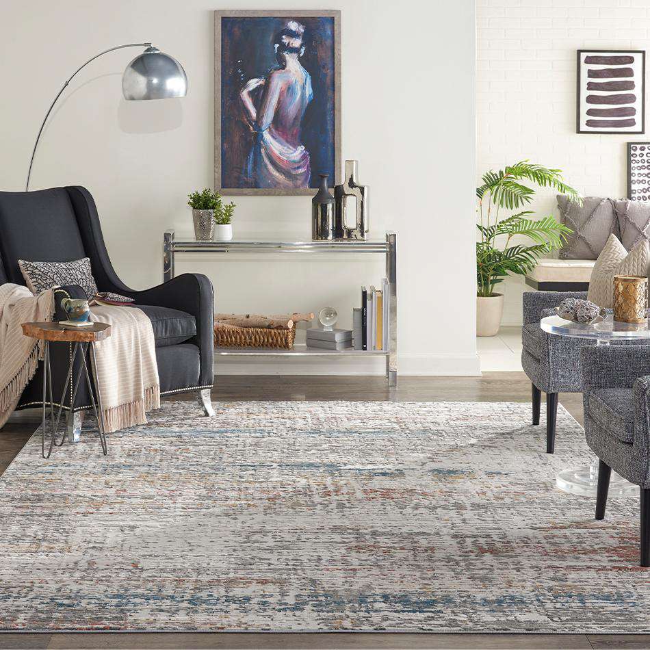 Rustic Textures RUS14 Light Grey Multi - Image 3