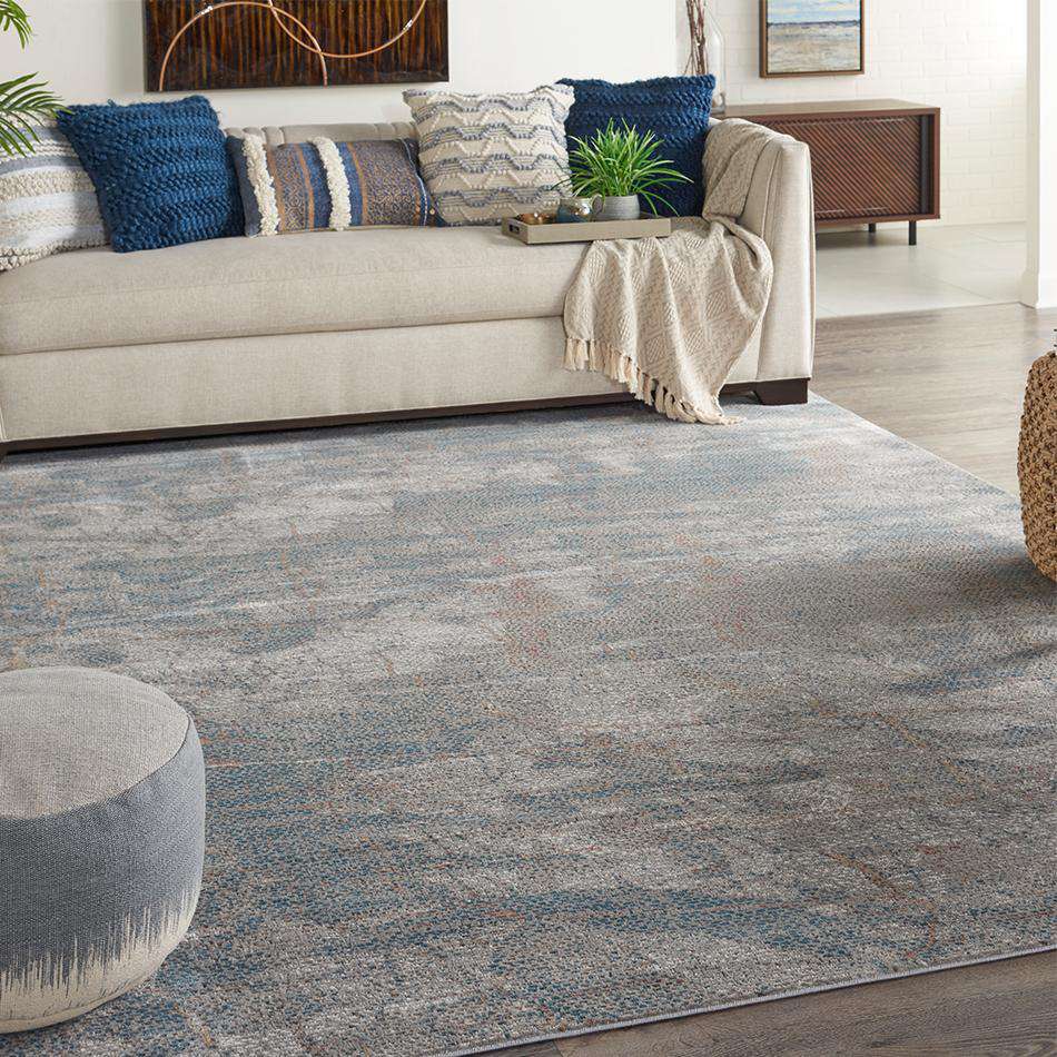 Rustic Textures RUS15 Light Grey Blue